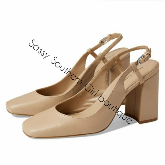 🆕⭐Marc Fisher nude tan slingback pumps - Picture 3 of 7